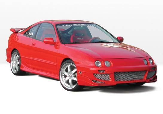 1998-2001 Acura Integra 2 doors POLYURETHANE Black Full Kit-1