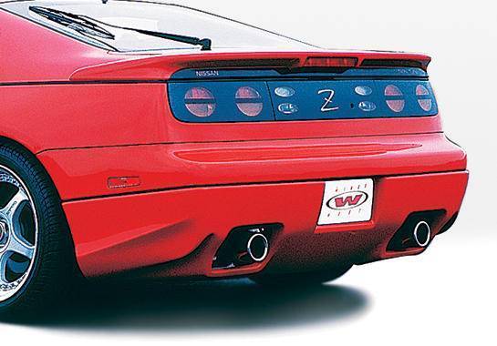 1990-1996 Nissan 300ZX POLYURETHANE Black Full Kit-3