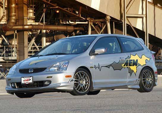 2002-2005 Honda Civic Hatchback POLYURETHANE Black Full Kit-2