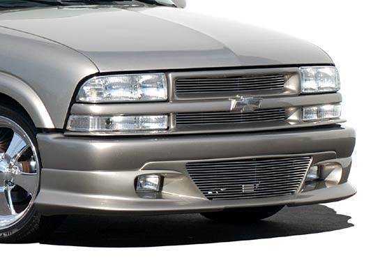 1998-2003 Chevrolet S10 POLYURETHANE Black Front Lip-1