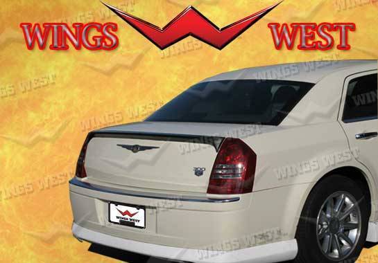 2005-2010 Chrysler 300 300C POLYURETHANE Black Spoiler-1