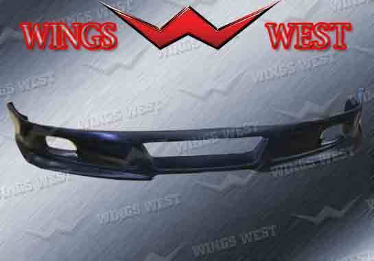 2001-2002 Honda Accord 2 doors POLYURETHANE Black Front Lip-1