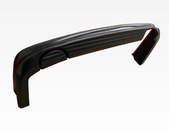 2001-2002 Honda Accord 2 doors POLYURETHANE Black Rear Lip-1