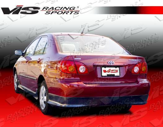 2003-2004 Toyota Corolla POLYURETHANE Black Full Kit-3