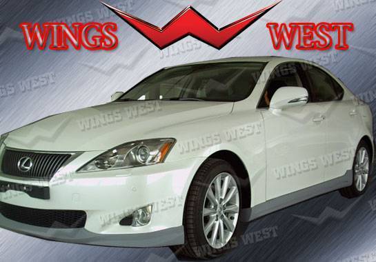 2009-2010 Lexus IS250 IS350 4 doors POLYURETHANE Black Full Kit-3