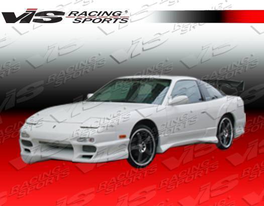 1989-1994 Nissan 240SX Hatchback 2 doors DEMON Style FRP Primer Front Bumper-3