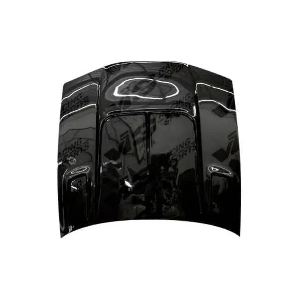 1989-1994 Nissan 240SX Hatchback 2 doors Drift 2 Style Carbon Fiber Black Hood-1
