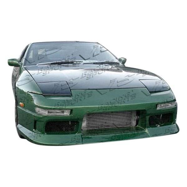 1989-1994 Nissan 240SX Hatchback 2 doors R Speed Style FRP Primer Front Bumper-1