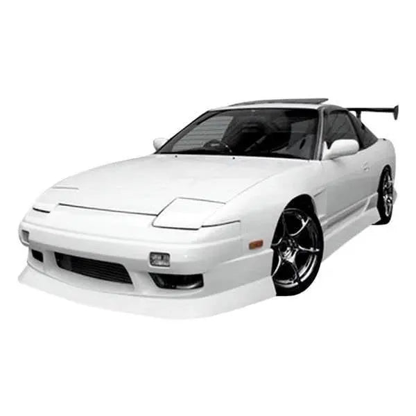 1989-1994 Nissan 240SX Hatchback 2 doors V Spec 4 Style FRP Primer Side Skirts-1