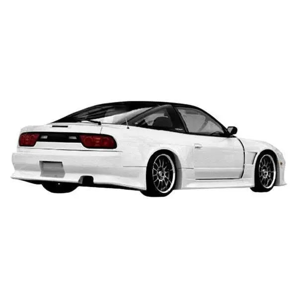 1989-1994 Nissan 240SX Hatchback 2 doors V Speed Style FRP Primer Side Skirts-1