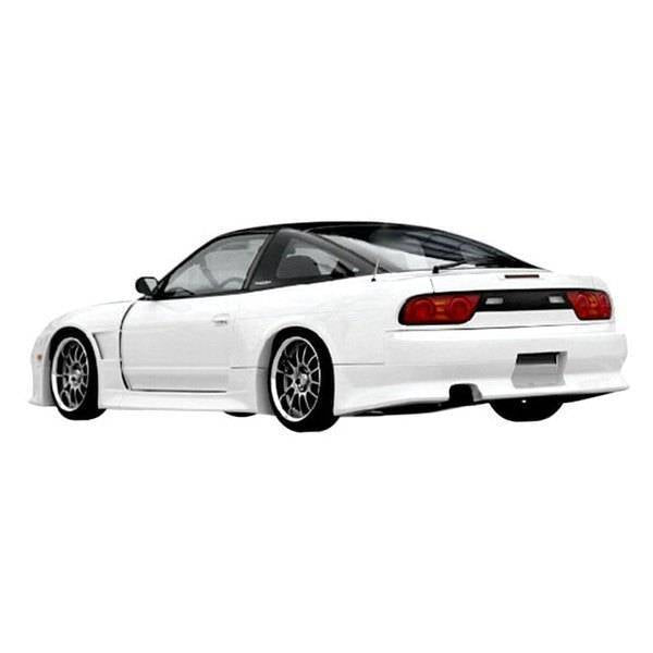 1989-1994 Nissan 240SX Hatchback V Speed Style FRP Primer Rear Bumper-1