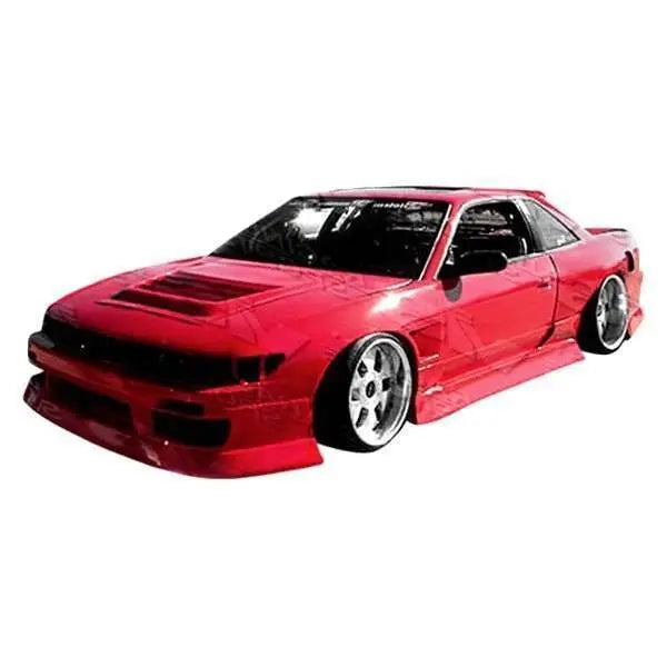 1989-1994 Nissan S13 JDM 2 doors B Speed Style FRP Primer Side Skirts-1