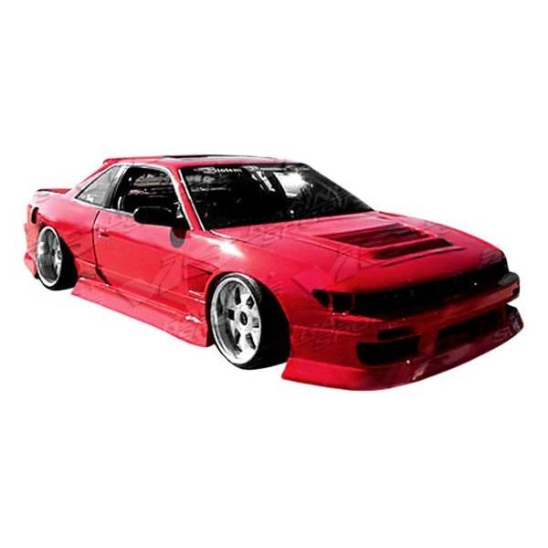 1989-1994 Nissan S13 JDM 2 doors B Speed Style FRP Primer Full Kit-3