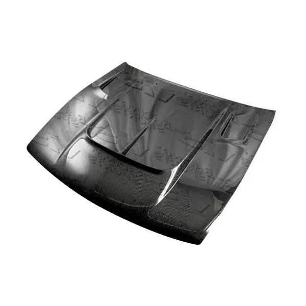 1989-1994 Nissan S13 2 doors Drift 2 Style Carbon Fiber Black Hood-2