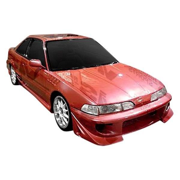 1990-1993 Acura Integra 2 doors BATTLE Z Style FRP Primer Full Kit-1