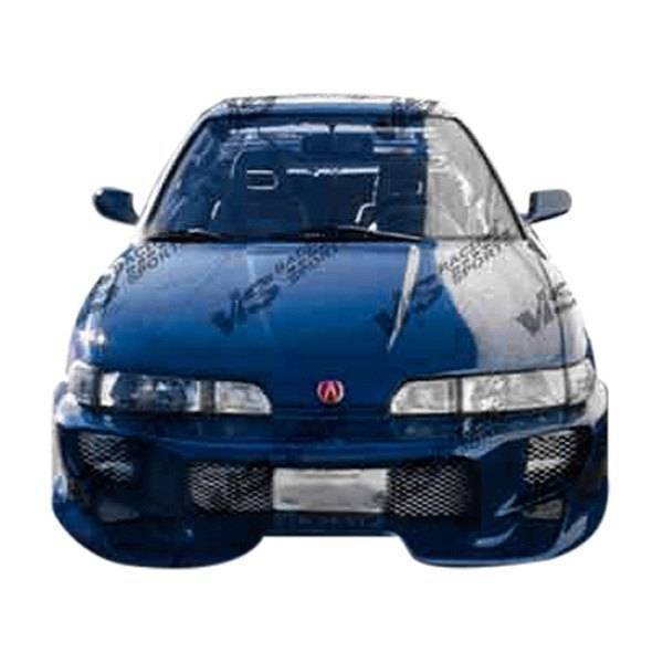 1990-1993 Acura Integra 2 doors 4 doors KOMBAT Style FRP Primer Front Bumper-1