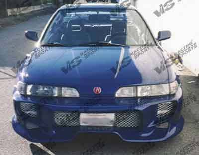 1990-1993 Acura Integra 2 doors KOMBAT Style FRP Primer Full Kit-2