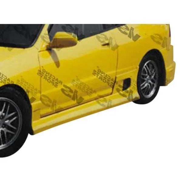 1990-1993 Acura Integra 2 doors STRIKER Style FRP Primer Side Skirts-1