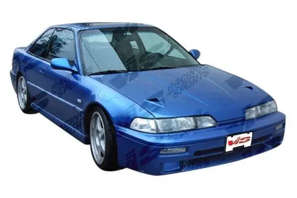 1990-1993 Acura Integra 2 doors TECHNO R Style FRP Primer Side Skirts-1