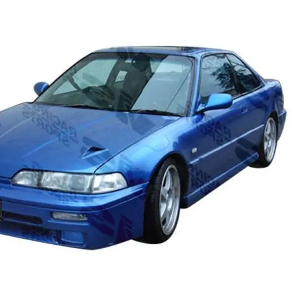 1990-1993 Acura Integra 2 doors TECHNO R Style FRP Primer Side Skirts-2