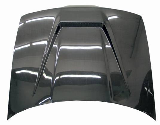 1990-1993 Acura Integra 2 doors 4 doors INVADER Style Carbon Fiber Black Hood-3