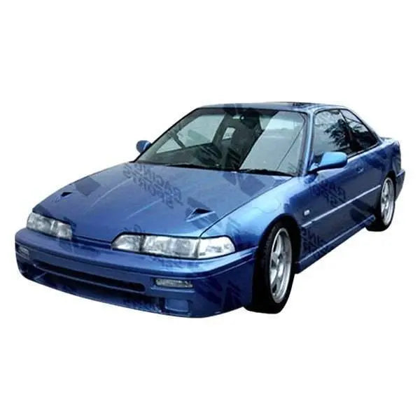 1990-1993 Acura Integra 4 doors TECHNO R Style FRP Primer Side Skirts-1