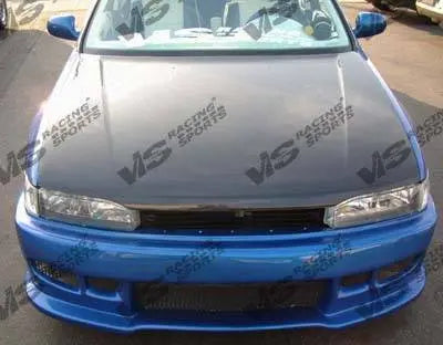 1990-1993 Honda Accord 2 doors 4 doors OEM Style Carbon Fiber Black Hood-4