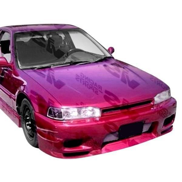 1990-1993 Honda Accord 2 doors 4 doors OMEGA Style FRP Primer Front Bumper-1