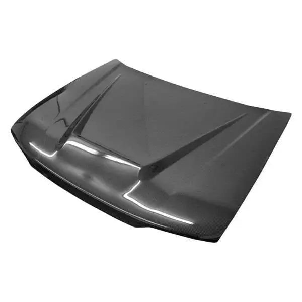 1990-1993 Honda Accord 2 doors 4 doors INVADER Style Carbon Fiber Black Hood-1