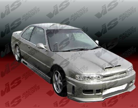 1990-1993 Honda Accord 2 doors 4 doors Z1 BOXER Style FRP Primer Front Bumper-2