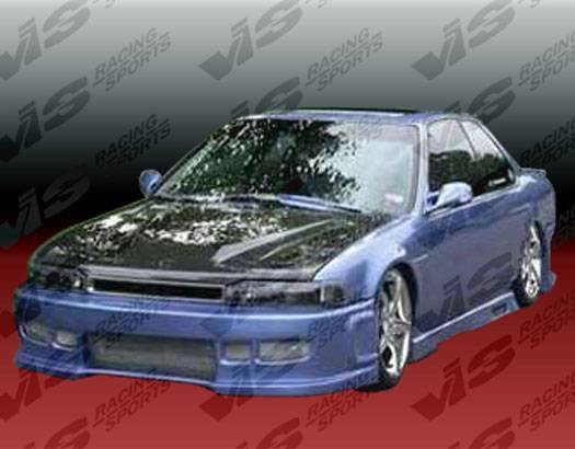1990-1993 Honda Accord 2 doors 4 doors Z1 BOXER Style FRP Primer Front Bumper-3