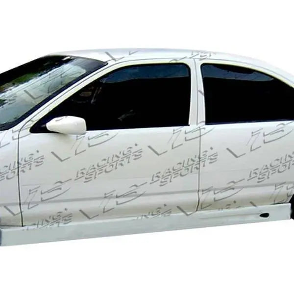 1990-1993 Honda Accord 4 doors BALLISTIX Style FRP Primer Side Skirts-1
