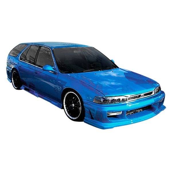 1990-1993 Honda Accord 4 doors BALLISTIX Style FRP Primer Full Kit-1