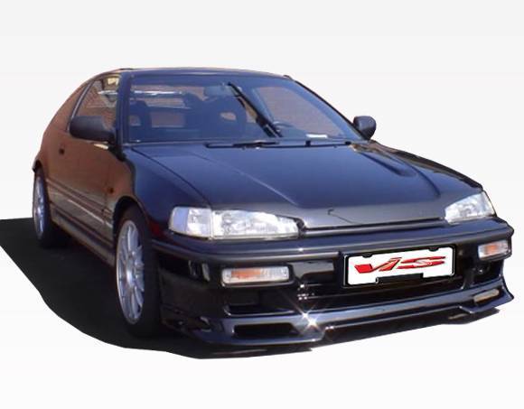 1990-1991 Honda Crx Hatchback FRP Primer Front Lip-1