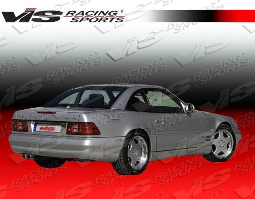 1990-2002 Mercedes Sl R129 2 doors EURO TECH 2 Style FRP Primer Rear Lip-1