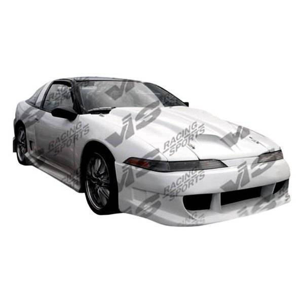 1990-1991 Mitsubishi Eclipse 2 doors BALLISTIX Style FRP Primer Front Bumper-1