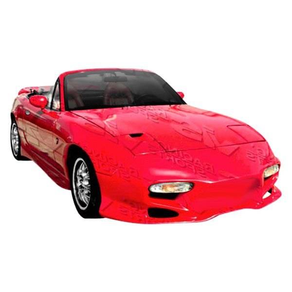 1990-1998 Mazda Miata 2 doors INVADER Style FRP Primer Full Kit-1