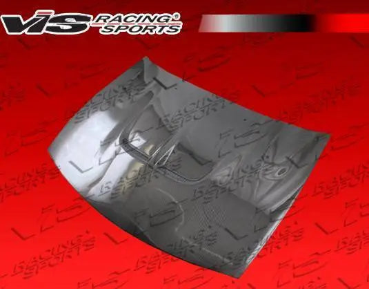 1990-1996 Nissan 300ZX 2 doors TECHNO R Style Carbon Fiber Black Hood-3