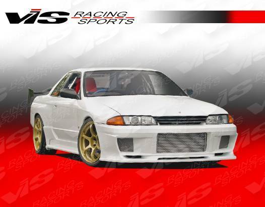 1990-1994 Nissan Skyline R32 GTR 2 doors DEMON Style FRP Primer Front Bumper-1
