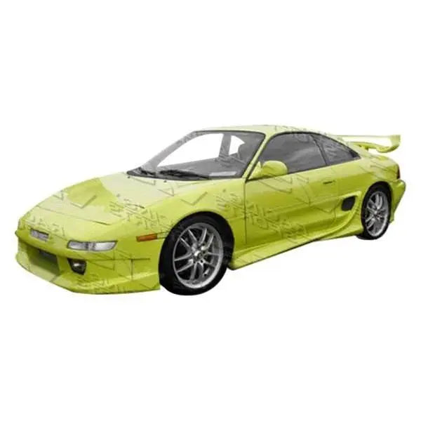 1990-1995 Toyota MR2 2 doors INVADER Style FRP Primer Side Skirts-1