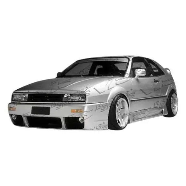 1990-1994 Volkswagen Corrado 2 doors PIR Style FRP Primer Side Skirts-1