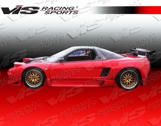 1991-2001 Acura NSX 2 doors FX WideBody Style FRP Primer Full Kit-4