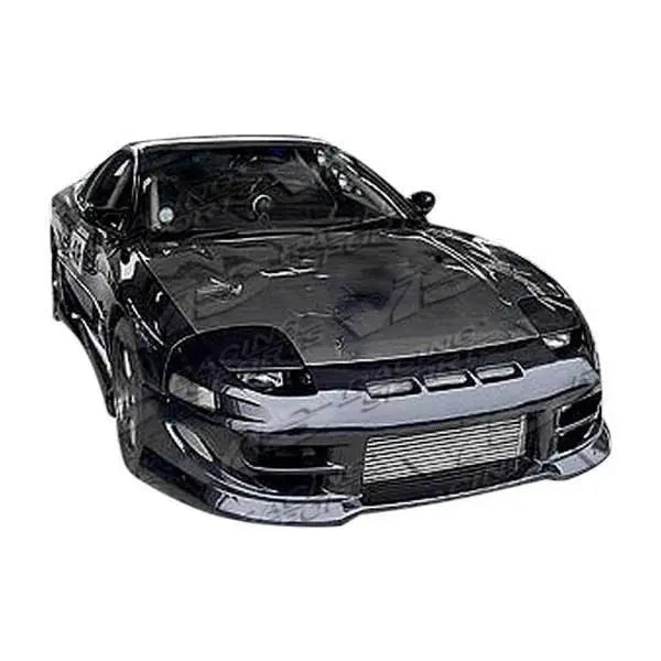 1991-1993 Mitsubishi 3000GT 2 doors OEM Style Carbon Fiber Black Hood-1