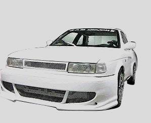 1991-1994 Nissan Sentra 2 doors 4 doors FUZION Style FRP Primer Front Bumper-2