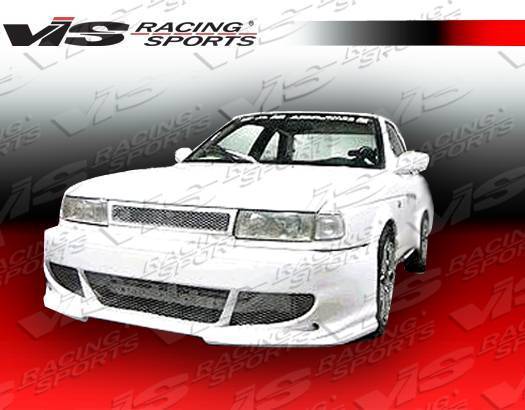 1991-1994 Nissan Sentra 2 doors 4 doors FUZION Style FRP Primer Front Bumper-3