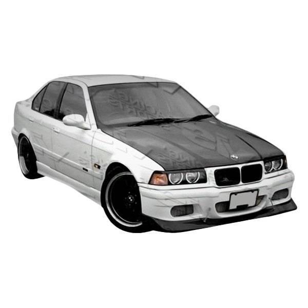1992-1998 BMW 3 SERIES E36 M3 2 doors 4 doors E46 M3 Style FRP Primer Front Bumper-1