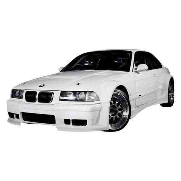 1992-1998 BMW 3 SERIES E36 2 doors GT Widebody Style FRP Primer Fenders-1