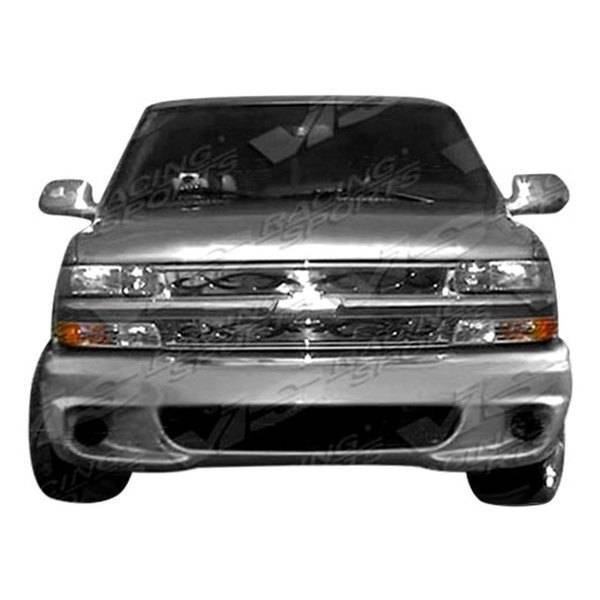 1992-1999 GMC Yukon 4 doors Lighting Style FRP Primer Front Bumper-1