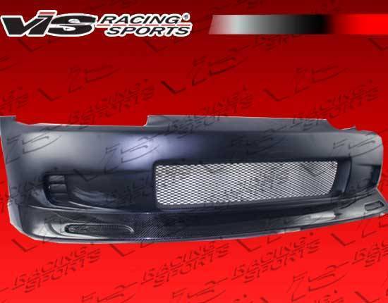 1992-1995 Honda Civic Hatchback 2 doors FRP Carbon Fiber Black Front Bumper-1