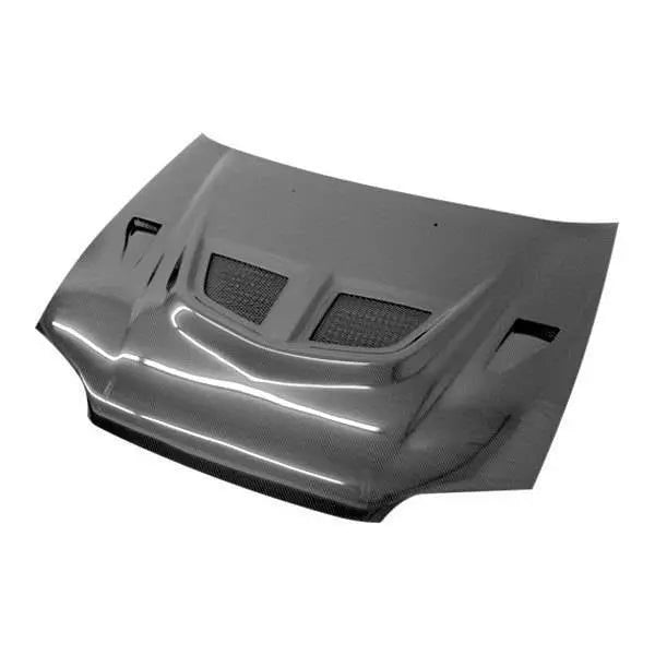 1992-1995 Honda Civic 2 doors EVO Style Carbon Fiber Black Hood-1